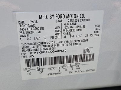2019 Ford Explorer Sport