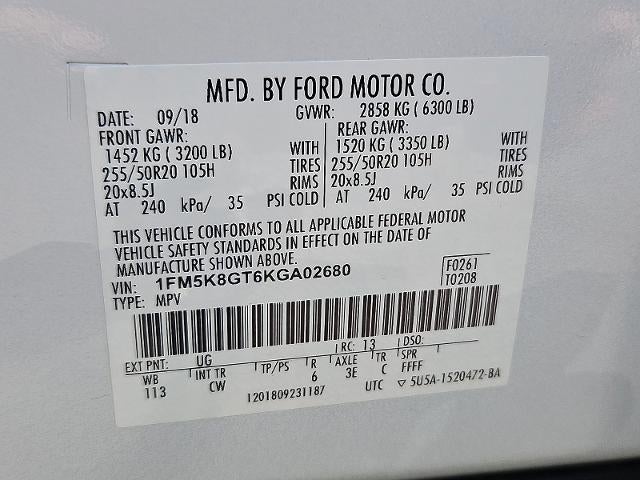 2019 Ford Explorer Sport