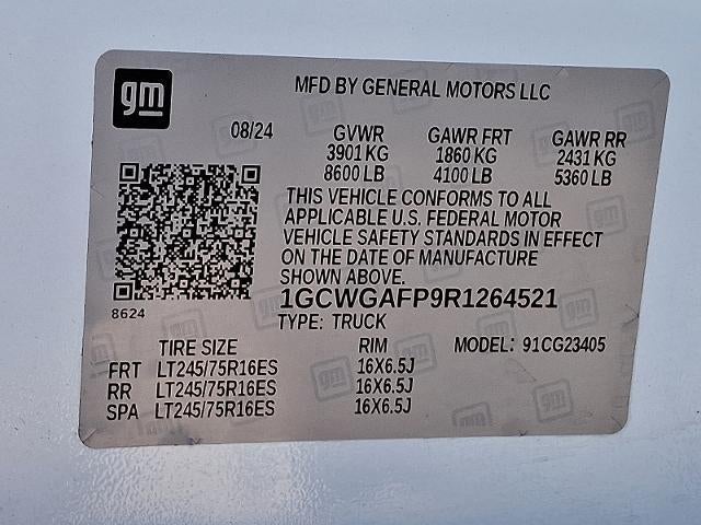 2024 Chevrolet Express Cargo 2500 Base