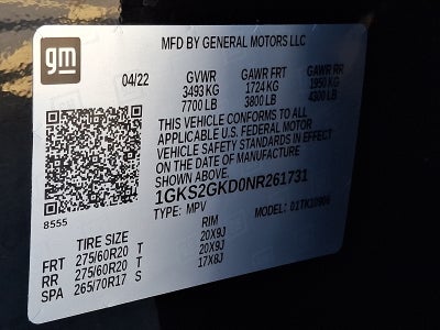 2022 GMC Yukon XL SLT