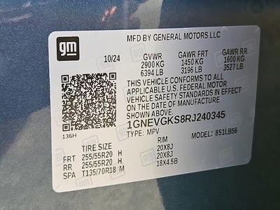 2024 Chevrolet Traverse LT