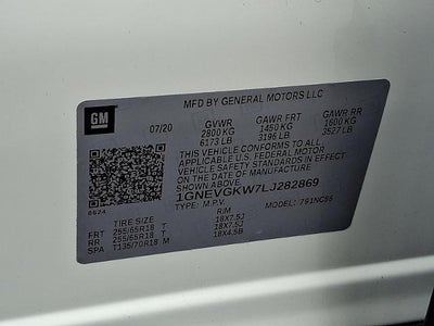 2020 Chevrolet Traverse LT Cloth
