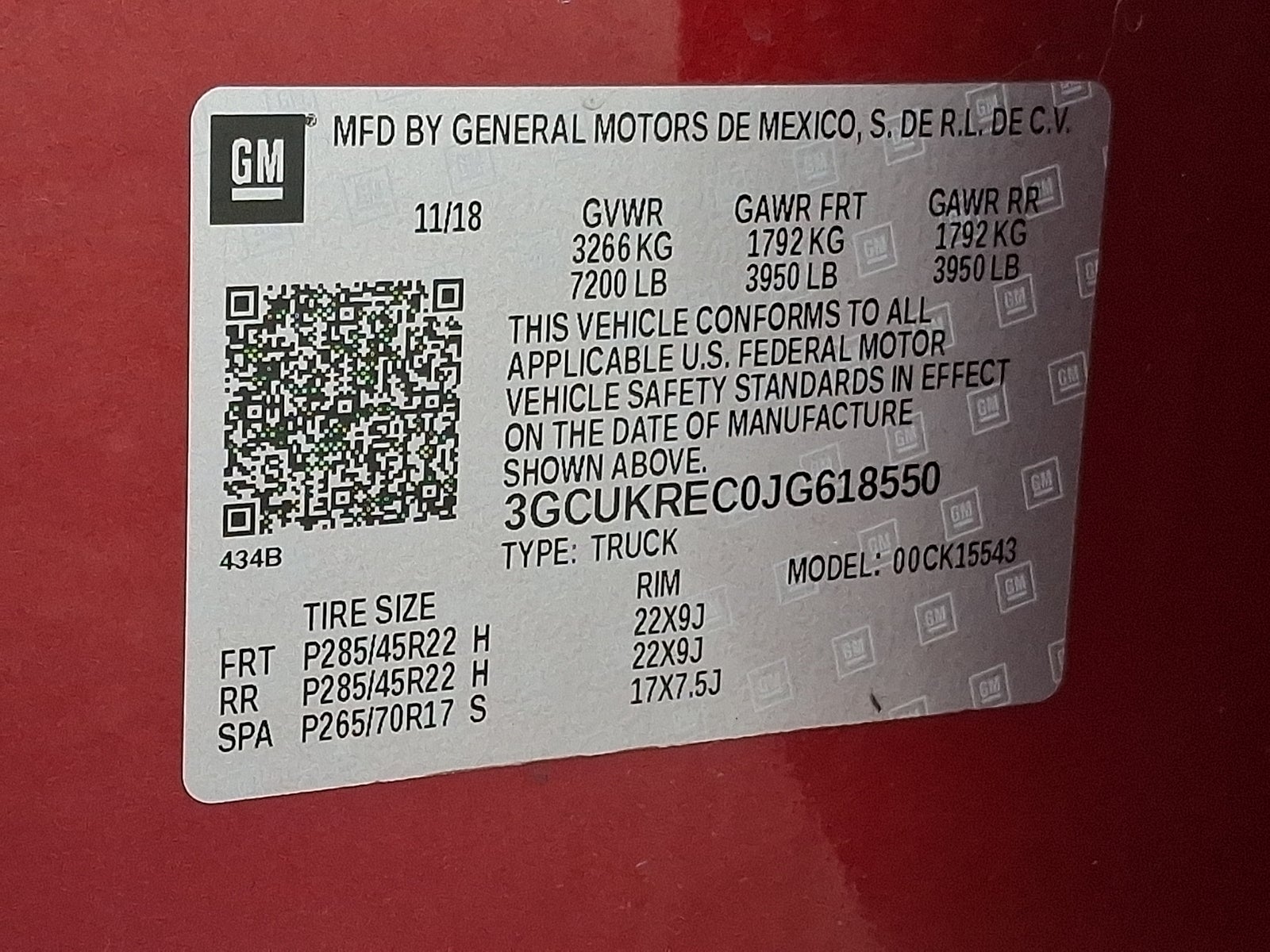 2018 Chevrolet Silverado 1500 LT