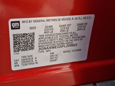 2023 Chevrolet Equinox RS