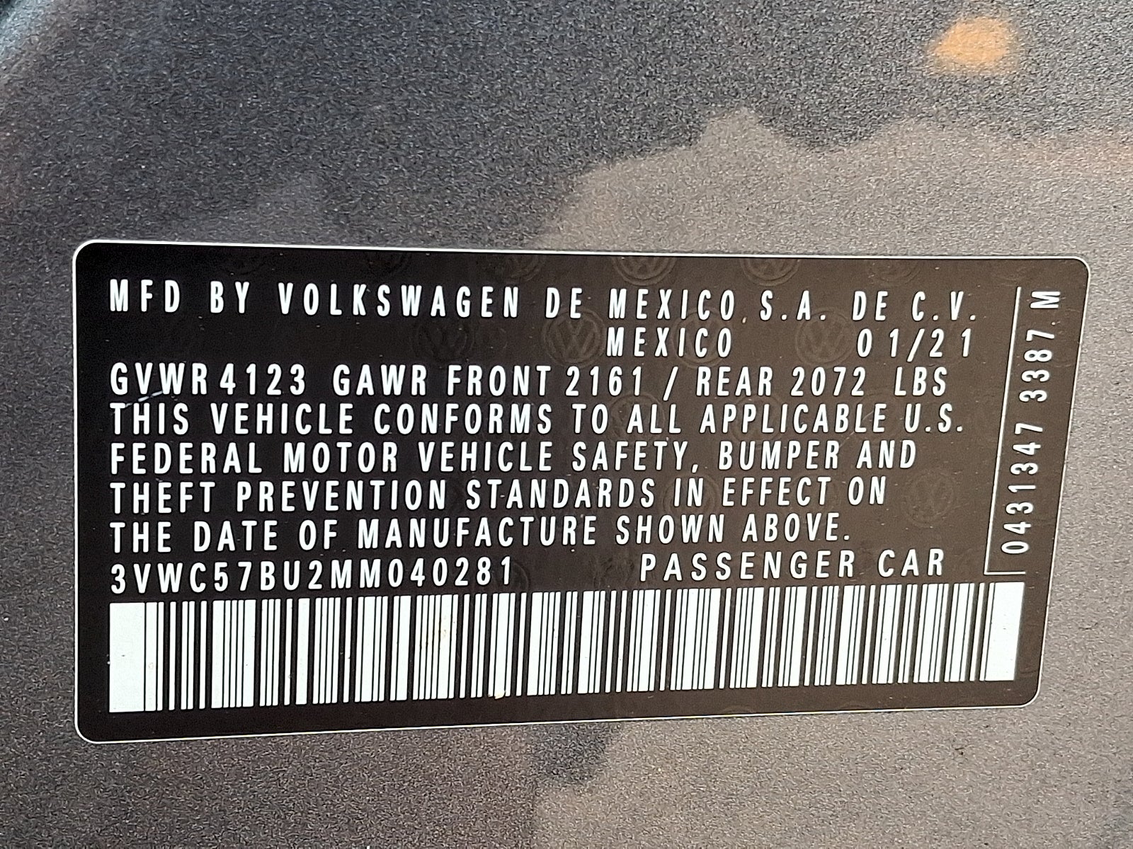 2021 Volkswagen Jetta 1.4T SE