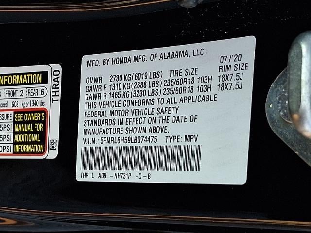 2020 Honda Odyssey EX
