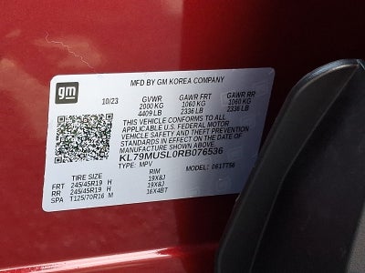 2024 Chevrolet Trailblazer RS